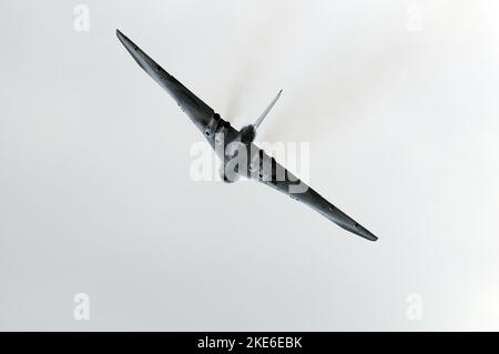 Vulcan XH558 auf der Wales National Airshow, 2015, Swansea Bay. Stockfoto