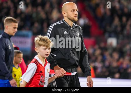 Rotterdam - Gernot Trauner von Feyenoord während des Spiels zwischen Feyenoord und SC Cambuur im Stadion Feijenoord De Kuip am 10. November 2022 in Rotterdam, Niederlande. (Box-to-Box-Bilder/Yannick Verhoeven) Stockfoto