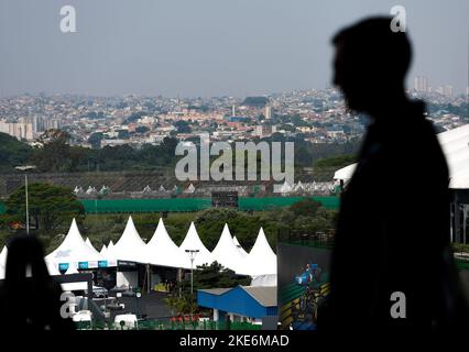 Sao Paulo, Brasilien. 10.. November 2022. Track Impression, F1 Grand Prix of Brazil beim Autodromo Jose Carlos Pace am 10. November 2022 in Sao Paulo, Brasilien. (Foto von HIGH TWO) Quelle: dpa/Alamy Live News Stockfoto