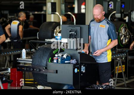 Sao Paulo, Brasilien. 10.. November 2022. Pirelli Tires, F1 Grand Prix von Brasilien beim Autodromo Jose Carlos Pace am 10. November 2022 in Sao Paulo, Brasilien. (Foto von HIGH TWO) Quelle: dpa/Alamy Live News Stockfoto