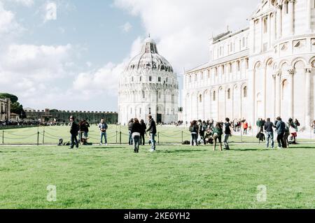 Pisa, Piazza dei Miracoli, Toskana, Italien Stockfoto