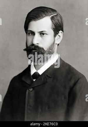 Ein junger Sigmund Freud - Porträt 1885 Stockfoto