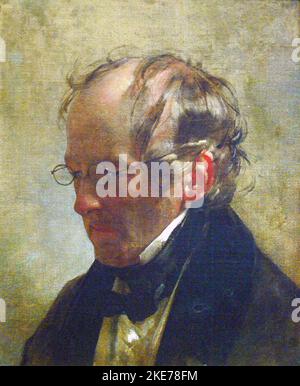 Carl Christian Vogel von Vogelstein, Portrait von Friedrich von Amerling, 1837 Carl Christian Vogel von Vogelstein (1788 – 1868), deutscher Maler. Stockfoto