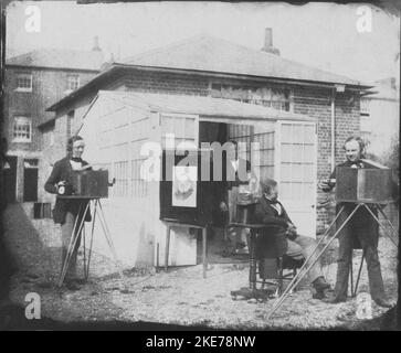 William Henry Fox Talbot der Fotoworkshop in Reading, 1846 Stockfoto