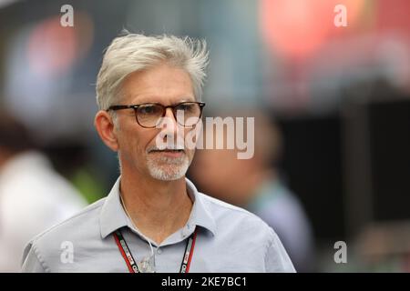 São PAULO, SP - 10.11.2022: 2022 SAO PAULO FORMEL 1 GRAND PRIX - Damon Hill während des Formel 1 Grand Prix von São Paulo 2022 auf dem Interlagos Circuit in São Paulo, SP. (Foto: Cristiano Andujar/Fotoarena) Stockfoto