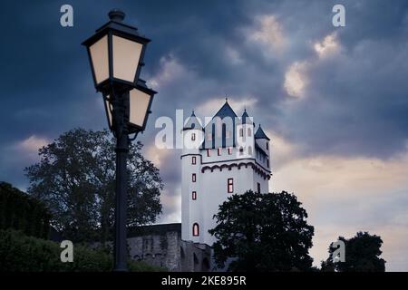 Das Wahlschloss in Eltville am Rhein, Hessen, Wiesbaden Stockfoto