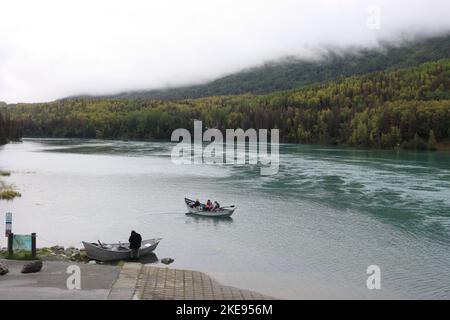 Cooper Landing in Alaska Stockfoto