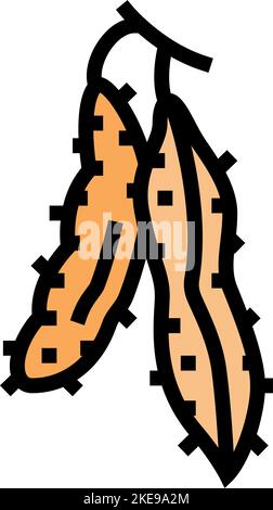sojafarbe Symbol Vektor-Illustration Stock Vektor