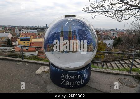 Advent in Zagreb 2021-22, Kroatien Stockfoto