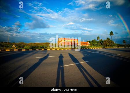 regenbogenhintergrund Stockfoto