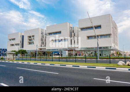 2022 Gebäude in Aspire Zone Katar ikonisches Landmark in Aspire Zone Doha. Stockfoto