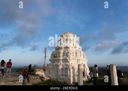 matanga Hill hampi, Karnataka, indien. Stockfoto