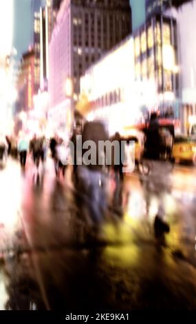 Verschwommene Stadt - Hintergrundbilder. Abstrakt verschwommene Stadtbilder. Stockfoto