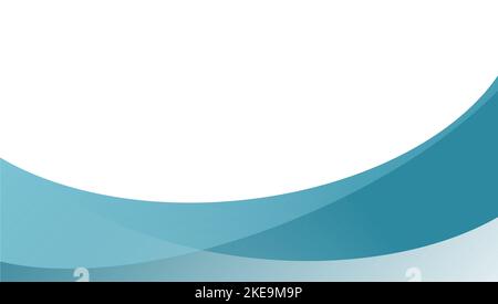 Minimalistische Tapetendarstellung in blauen und weißen Farben. Stockfoto