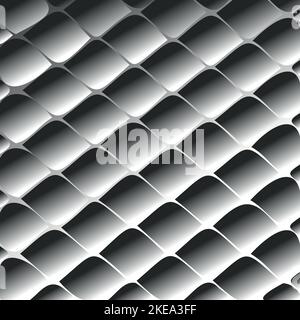 Abstrakter, weicher grauer Hintergrund des Gradientenrasters. Schwarz-Weiß-Schatten, Grafikdesign Kreatives Kunstwerk. Stock Vektor