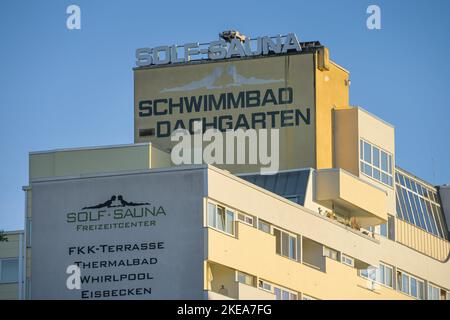 Solf Sauna, Bundesallee, Wilmersdorf, Charlottenburg-Wilmersdorf, Berlin, Deutschland Stockfoto