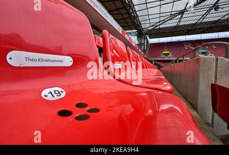 Besuch des RheinEnergiestadions - der offizielle Spielplatz des FC Köln Stockfoto