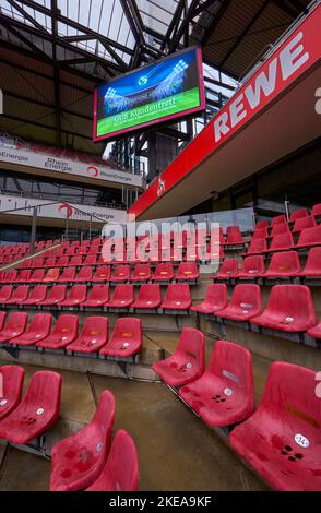 Besuch des RheinEnergiestadions - der offizielle Spielplatz des FC Köln Stockfoto