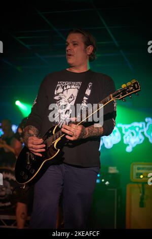 US-Legenden Ugly Kid Joe, live im Hard Rock Hell XV, November 2022, Fotos von John Lambeth. Stockfoto