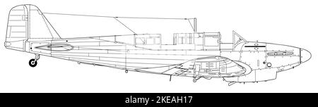 Fairey Fulmar Mk Stockfoto