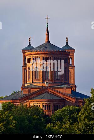 Thomaskirche, Thomaskirche im Stadtteil Kreuzberg, Deutschland, Berlin Stockfoto