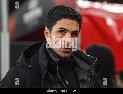 03 Nov 2022 - Arsenal gegen FC Zürich - UEFA Europa League - Gruppe A - Emirates Stadium Arsenal-Manager Mikel Arteta während des UEFA Europa League Group A-Spiels im Emirates Stadium, London. Picture : Mark Pain / Alamy Stockfoto