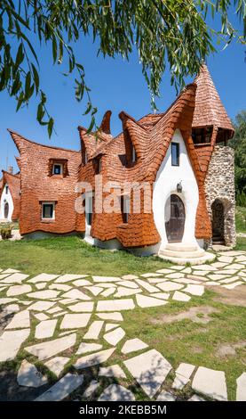 Tonschloss des Tals der Feen, Sibiu. Rumänien. Stockfoto