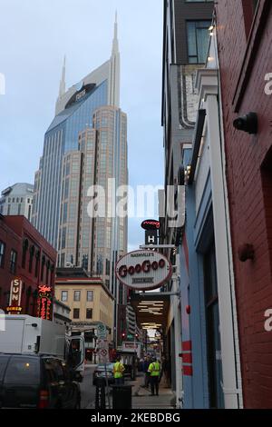 ATT-Gebäude in der Innenstadt von Nashville Stockfoto