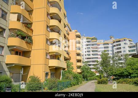 Wohnhaus, Kreuzberger Zentrum, Skalitzer Straße, Kottbusser Tor, Kreuzberg, Friedrichshain-Kreuzberg, Berlin, Deutschland Stockfoto