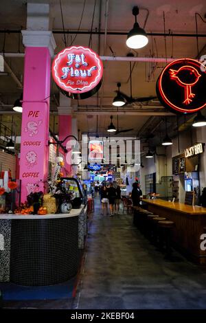 Der Grand Central Market im Zentrum von Los Angeles ist der älteste und größte öffentliche Markt der Stadt Stockfoto