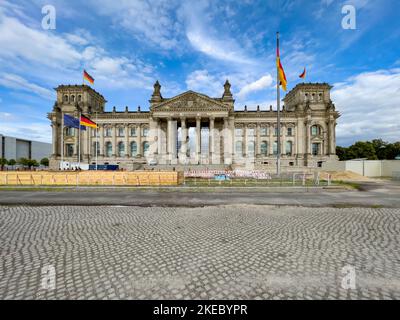Reichstagsgebäude, Berlin, Deutschland Stockfoto