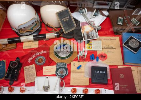 DDR-Museum in Dragen auf der Insel Usedom in Mecklenburg-Vorpommern. Stockfoto