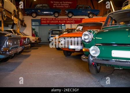 DDR-Museum in Dragen auf der Insel Usedom in Mecklenburg-Vorpommern. Stockfoto