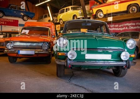 DDR-Museum in Dragen auf der Insel Usedom in Mecklenburg-Vorpommern. Stockfoto