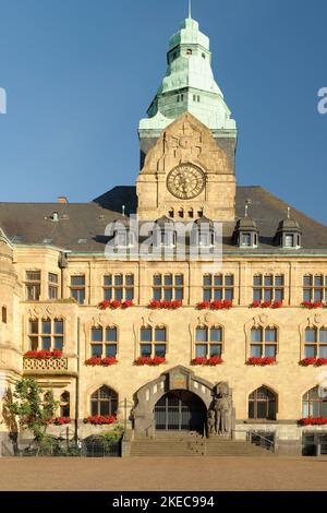 Rathaus Recklinghausen, Recklinghausen, Nordrhein-Westfalen, Ruhrgebiet, Deutschland Stockfoto