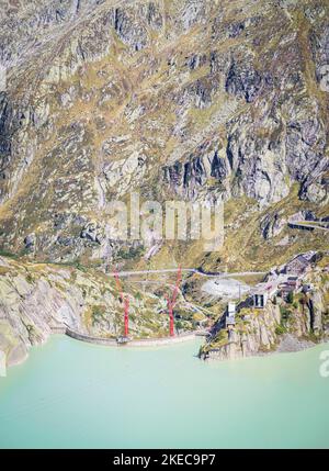 Grimsel-Stausee Stockfoto