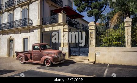 Chevrolet Pickup gebaut zwischen 1941 und 1947 in Capestang. Stockfoto