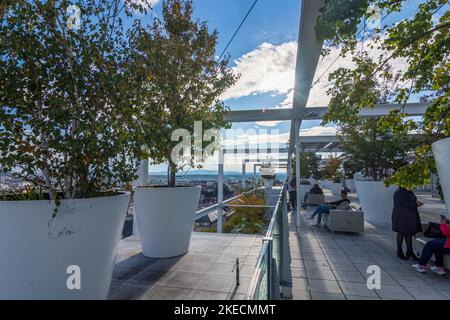 Wien, IKEA autofreier Laden Westbahnhof, Dach 15. Rudolfsheim-Fünfhaus, Wien, Österreich Stockfoto