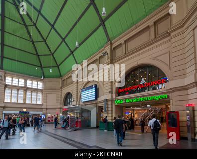 Halle (Saale), Hauptbahnhof in Sachsen-Anhalt, Deutschland Stockfoto