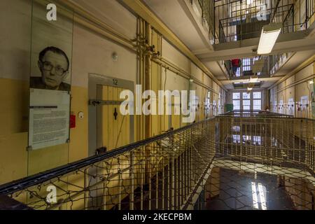 Bautzen, Gefängnis Bautzen-Gedenkstätte, Gedenkstätte für die Opfer der beiden Gefängnisse Bautzen I und des ehemaligen Sondergefängnisses Bautzen II in Oberlausitz, Oberlausitz, Sachsen, Sachsen, Deutschland Stockfoto