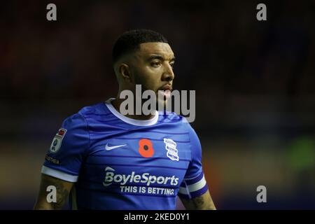 Birmingham, Großbritannien. 11.. November 2022. Troy Deeney #8 von Birmingham City während des Sky Bet Championship-Spiels Birmingham City gegen Sunderland in St Andrews, Birmingham, Großbritannien, 11.. November 2022 (Foto von Nick Browning/News Images) in Birmingham, Großbritannien am 11/11/2022. (Foto von Nick Browning/News Images/Sipa USA) Quelle: SIPA USA/Alamy Live News Stockfoto