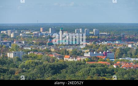 Panorama Altstadt Spandau, Berlin, Deutschland Stockfoto