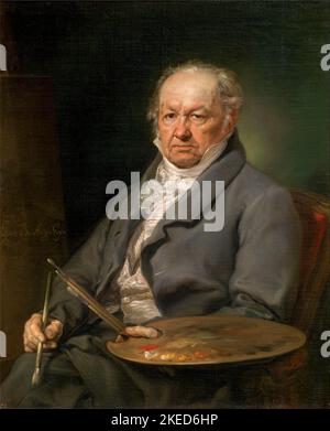 Francisco Goya, von Vicente López y Portaña. 1826. Stockfoto