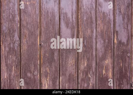 Das Abziehen von Holzstäben einer Tür – eine Textur Stockfoto