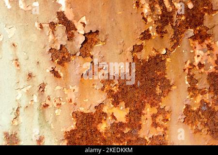 Rostige Blech - Oberflächenstruktur Stockfoto