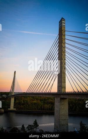 Penobscot-Narrows-Brücke Stockfoto