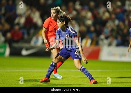 San Pedro de Pinatar, Spanien. 11.. November 2022. Saki Kumagai (JPN) Fußball: Internationales Freundschaftsspiel zwischen England 4-0 Japan in der pinatar Arena in San Pedro de Pinatar, Spanien. Quelle: Mutsu Kawamori/AFLO/Alamy Live News Stockfoto