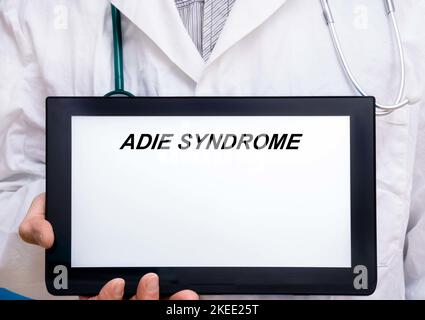 Adie-Syndrom, konzeptuelles Bild Stockfoto