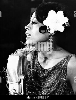 DIANA ROSS als Billie Holiday in LADY SINGT DEN BLUES 1972 Regisseur SIDNEY J. FURIE aus dem Buch von Billie Holiday und William Dufty Jobete Productions / Motown Productions / Sidney J. Furie Productions / Weston Productions / Paramount Picters Stockfoto