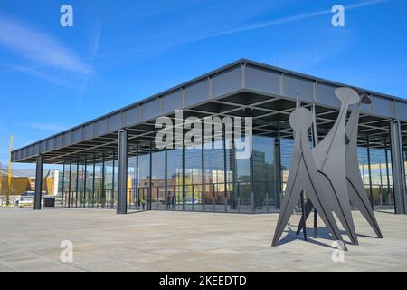 Neue Nationalgalerie, Potsdamer Straße, Mitte, Berlin, Deutschland Stockfoto